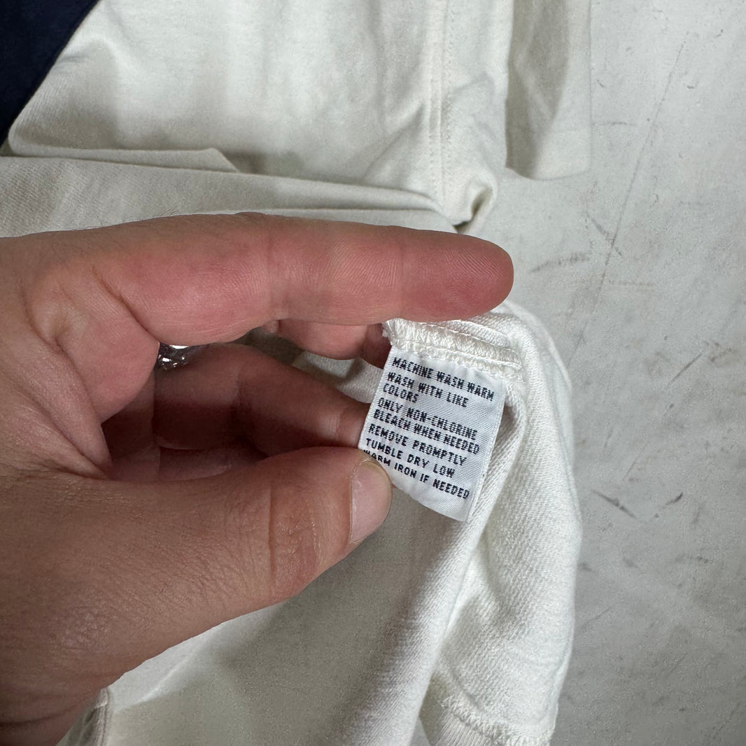 Ralph Lauren White V Crested Polo
