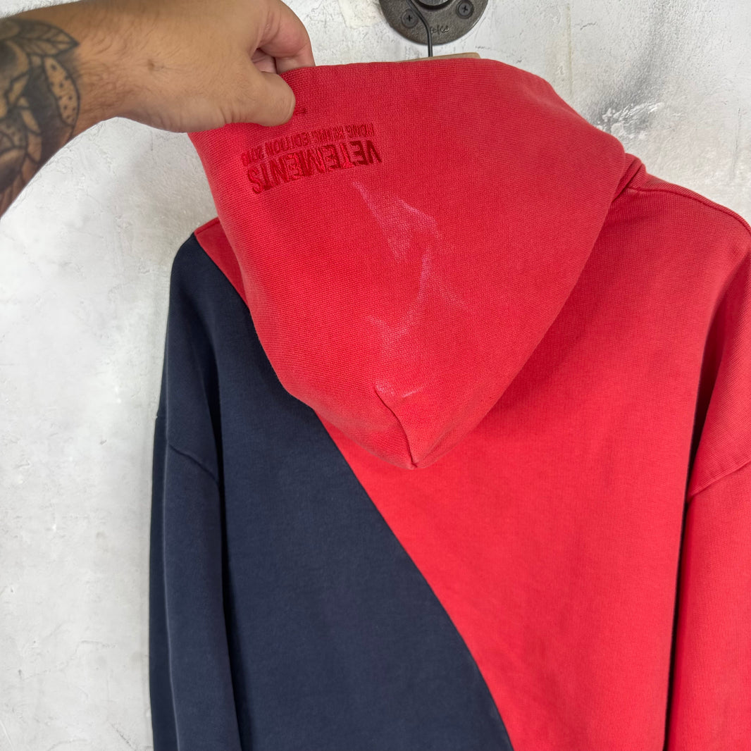 Vetements x Tommy Hilfiger Split Hoodie
