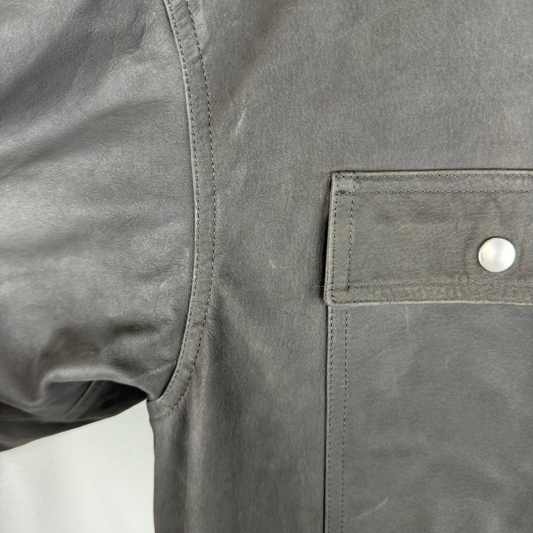 Rick Owens Western Leather Overshirt
