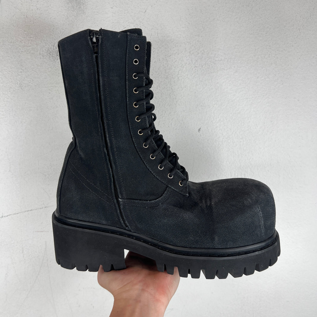 Balenciaga Canvas Stomper Boots