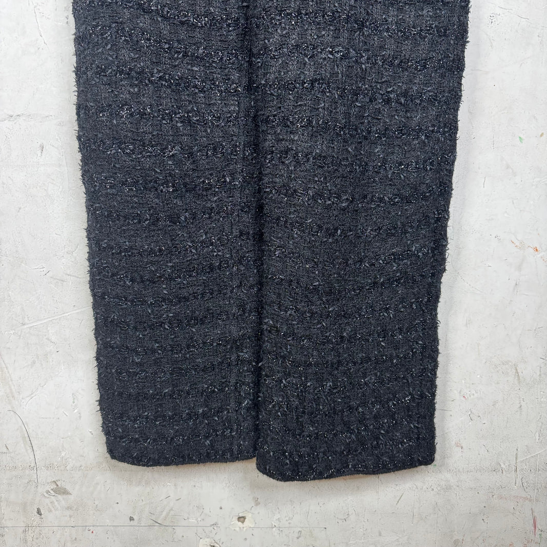 Balenciaga Tweed Loose Knit Pants