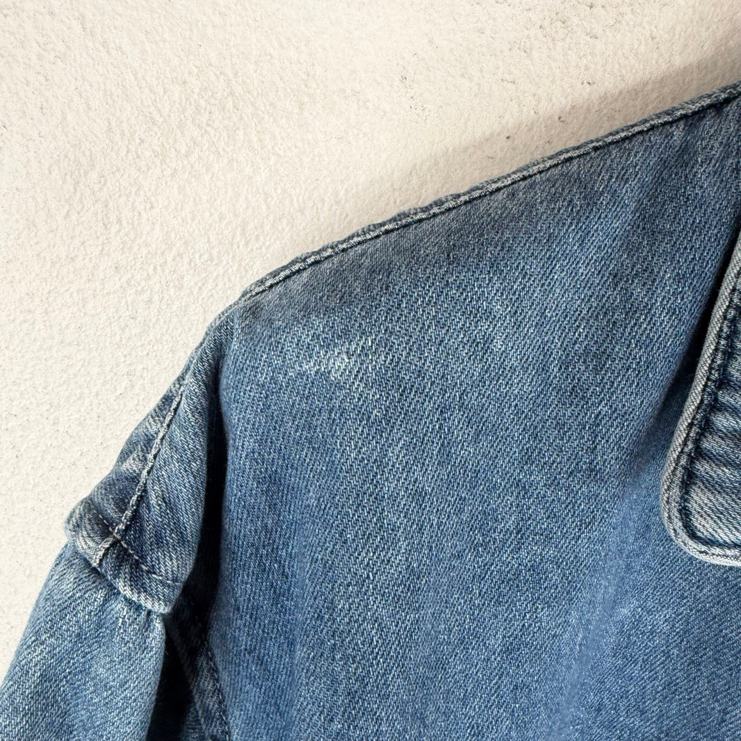 Marni Colorful Stitch Denim Shirt
