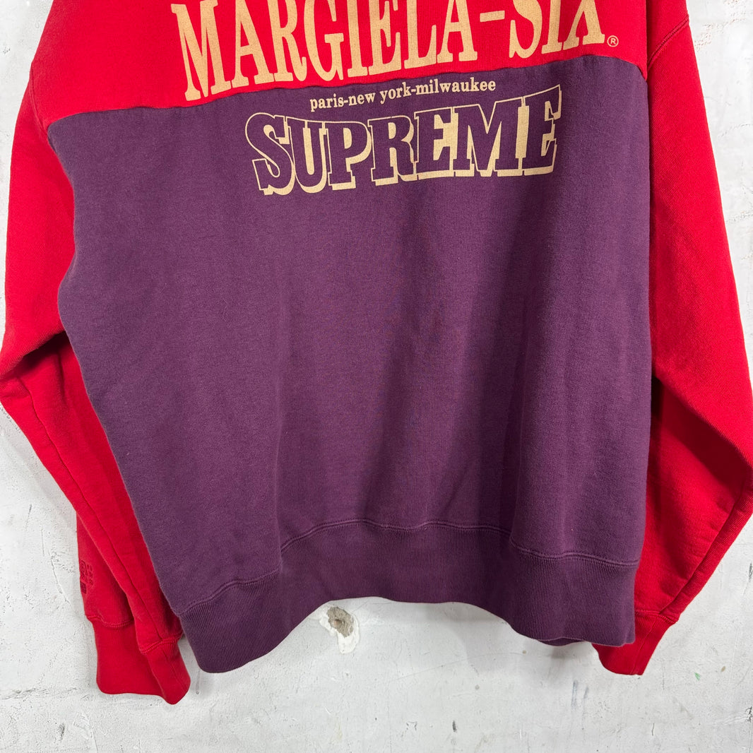 Supreme x MM6 Eagle Zip Up Hoodie