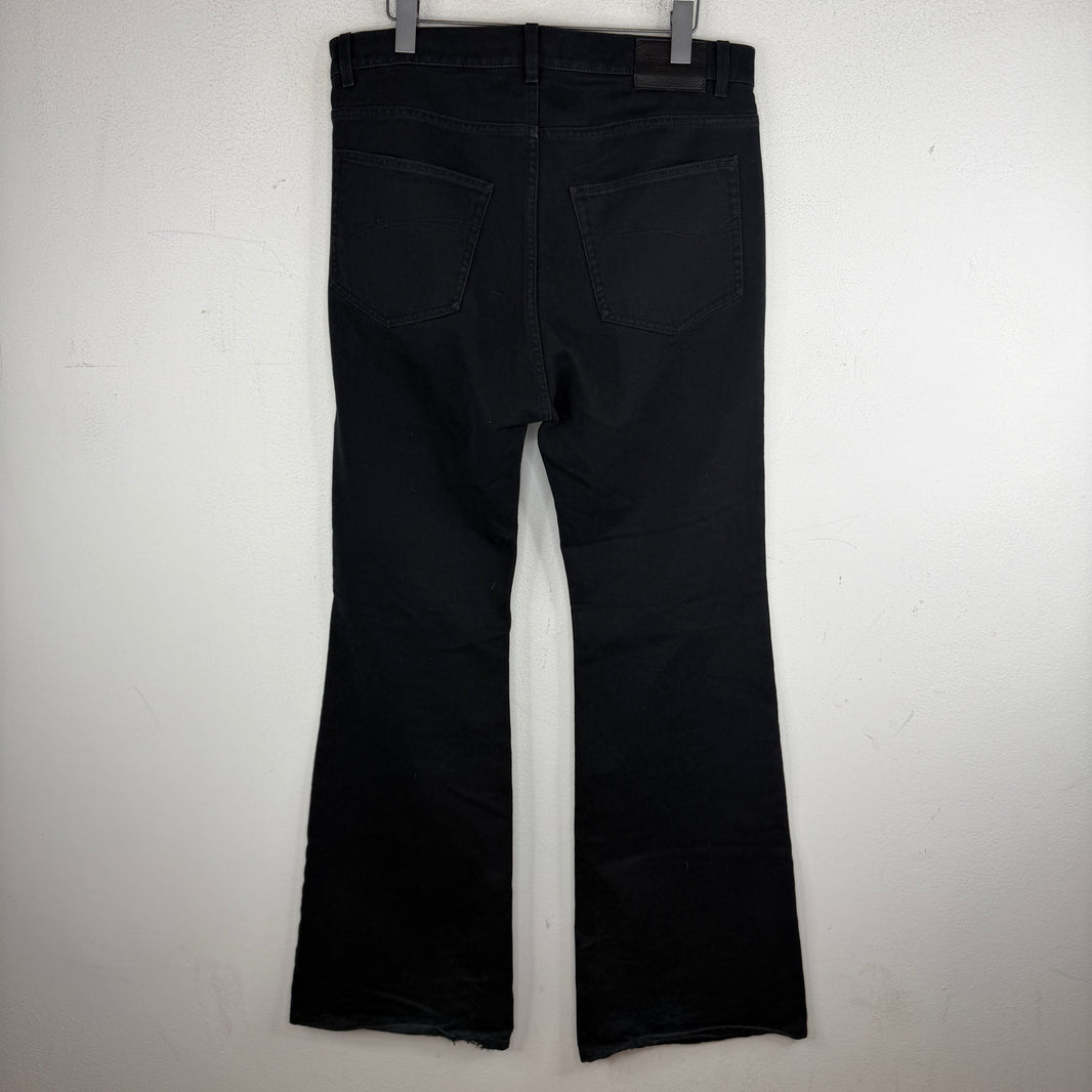 Balenciaga Garde Robe Black Flared Denim Jeans