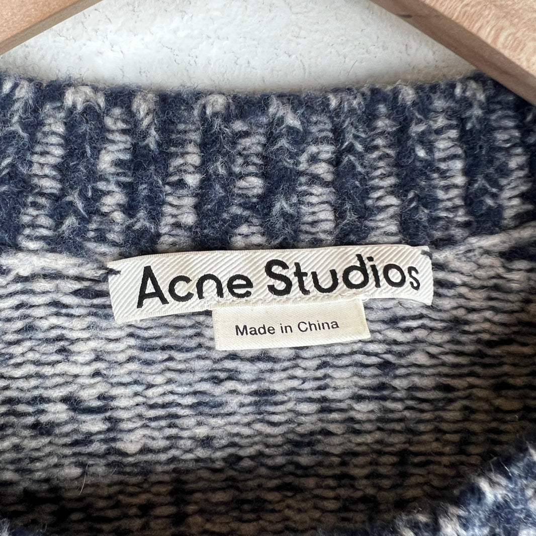 Acne Studios Navy Wool Sweater