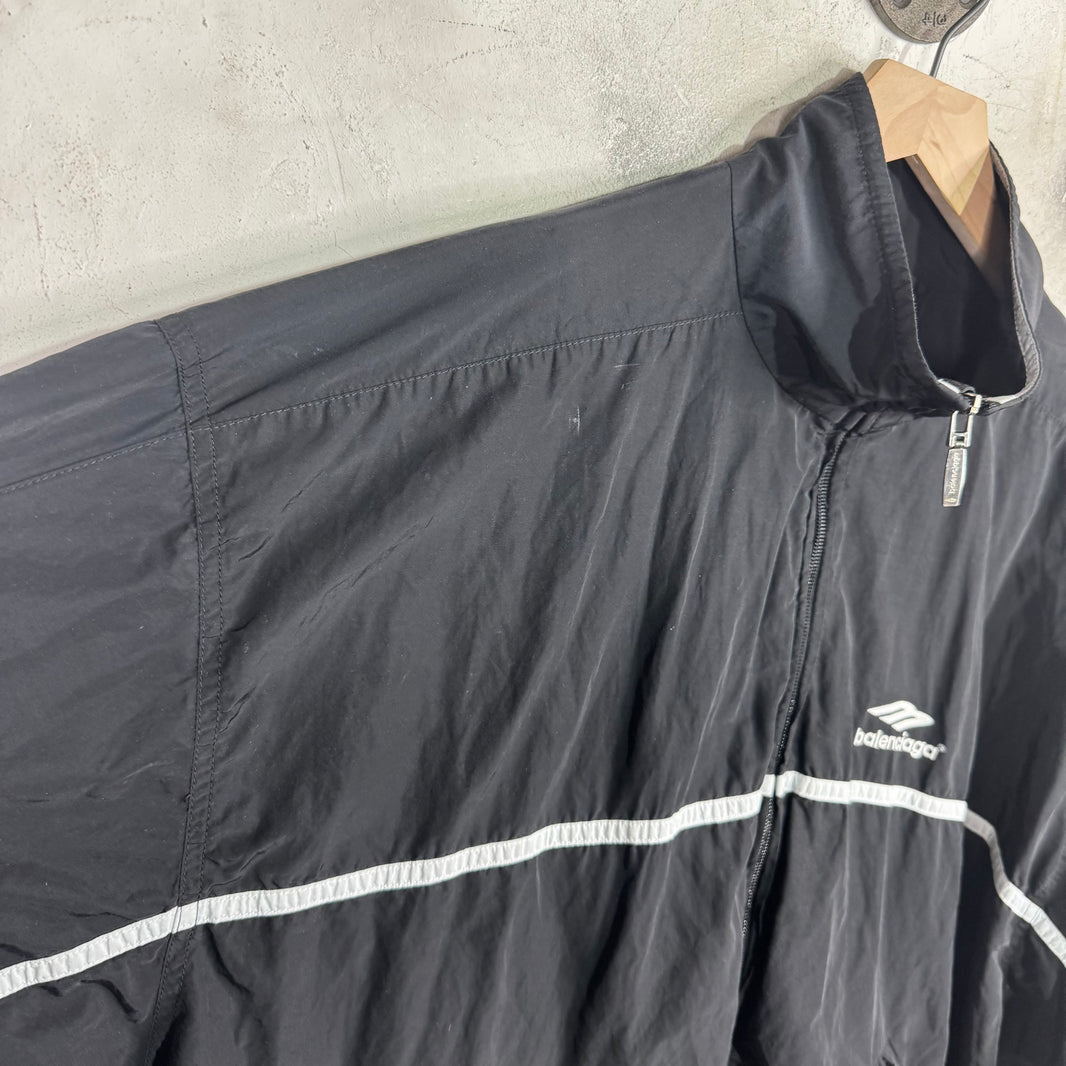 Balenciaga Cinched 3B Paneled Track Jacket