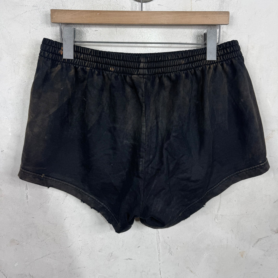 Balenciaga Mudded Short Sweatshorts