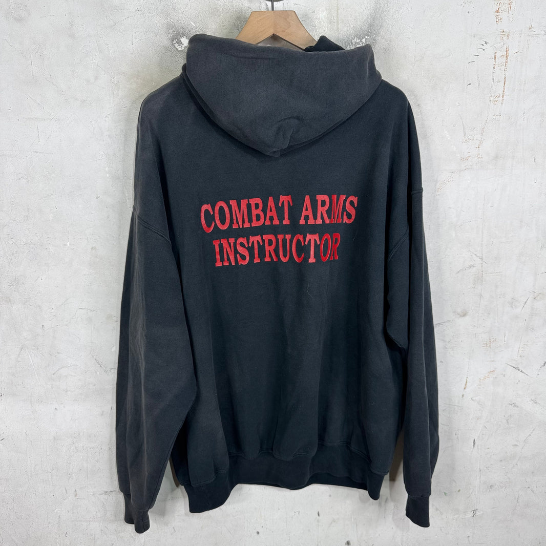 Vintage Faded Combat Arms Instructor Hoodie