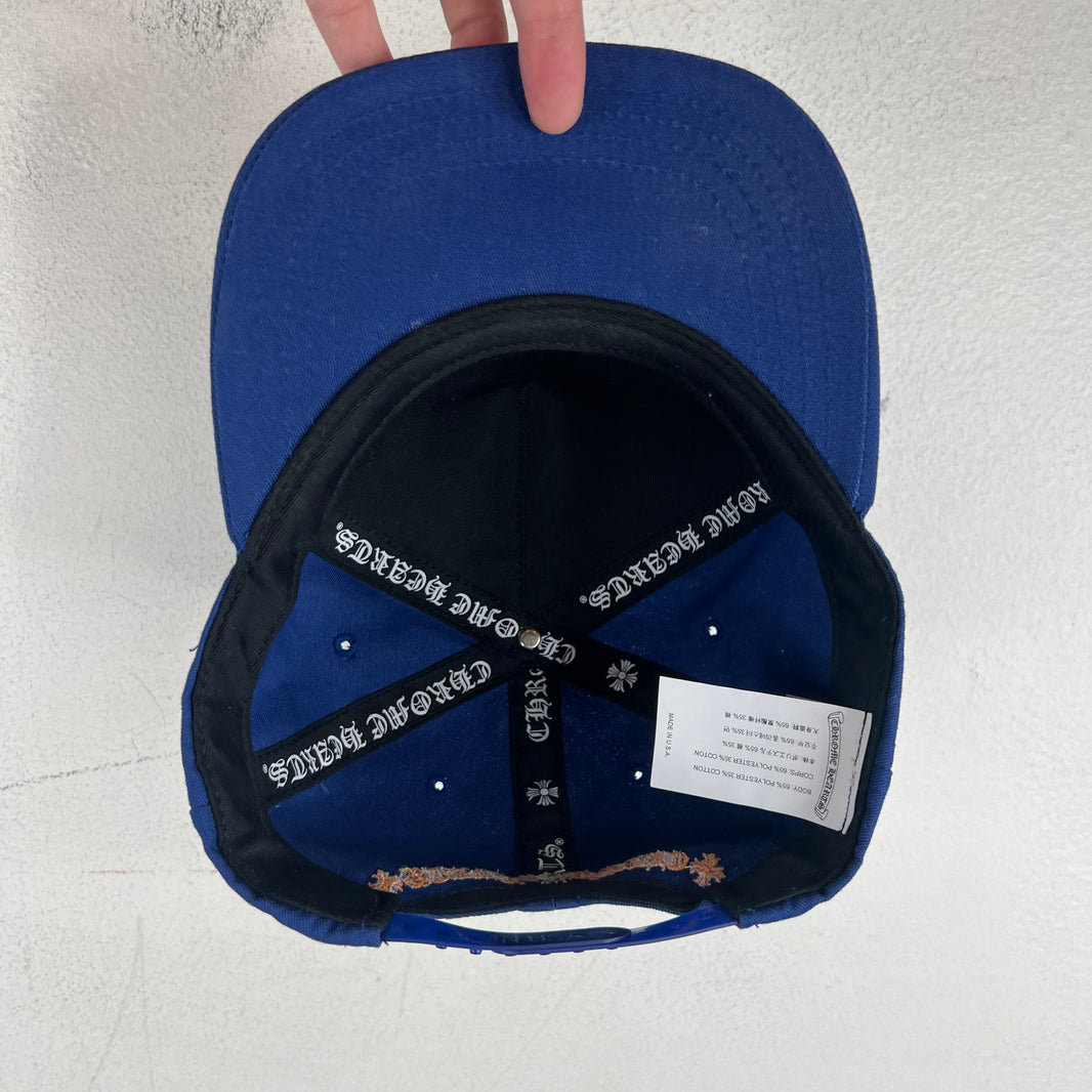 Chrome Hearts Blue/Orange CH Snapback Hat