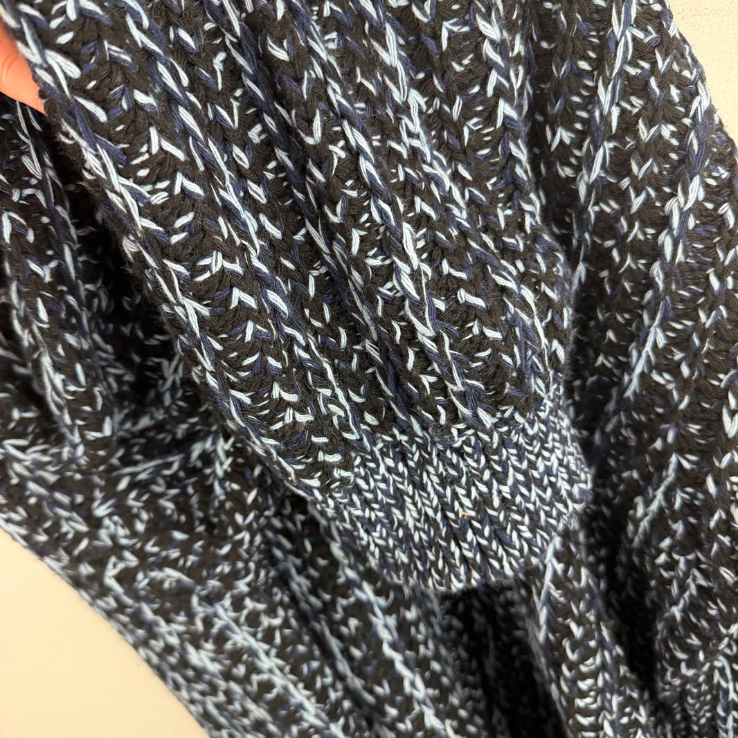 Prada Blue Chunky Knit Sweater