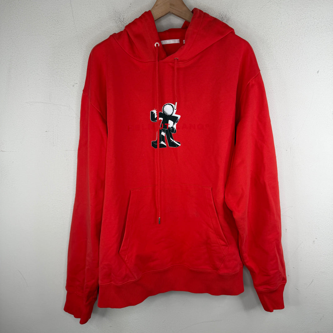 Helmut Lang Red Figure Hoodie