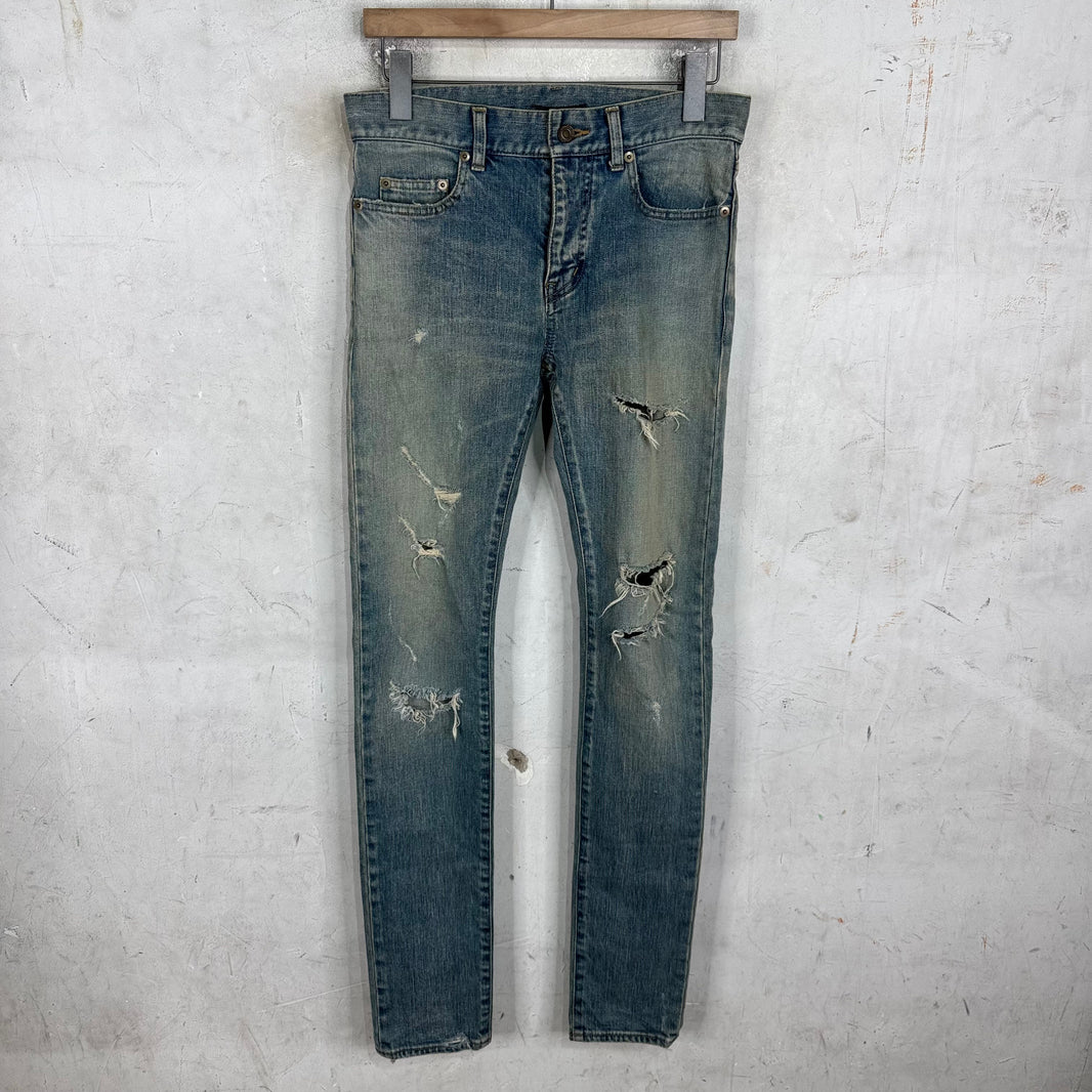 Saint Laurent D02 Crash Jeans
