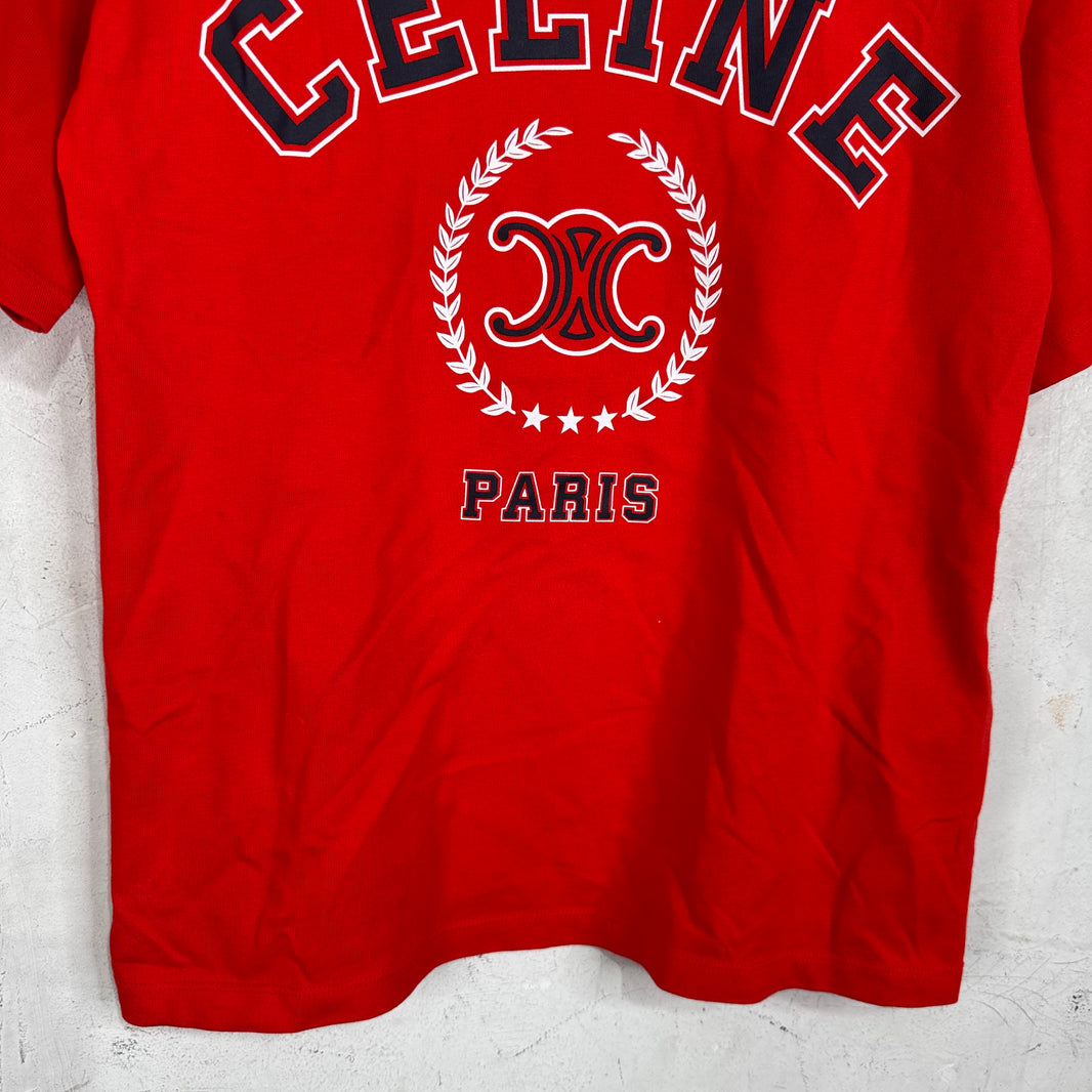 Celine Triumph Arc Logo T-Shirt