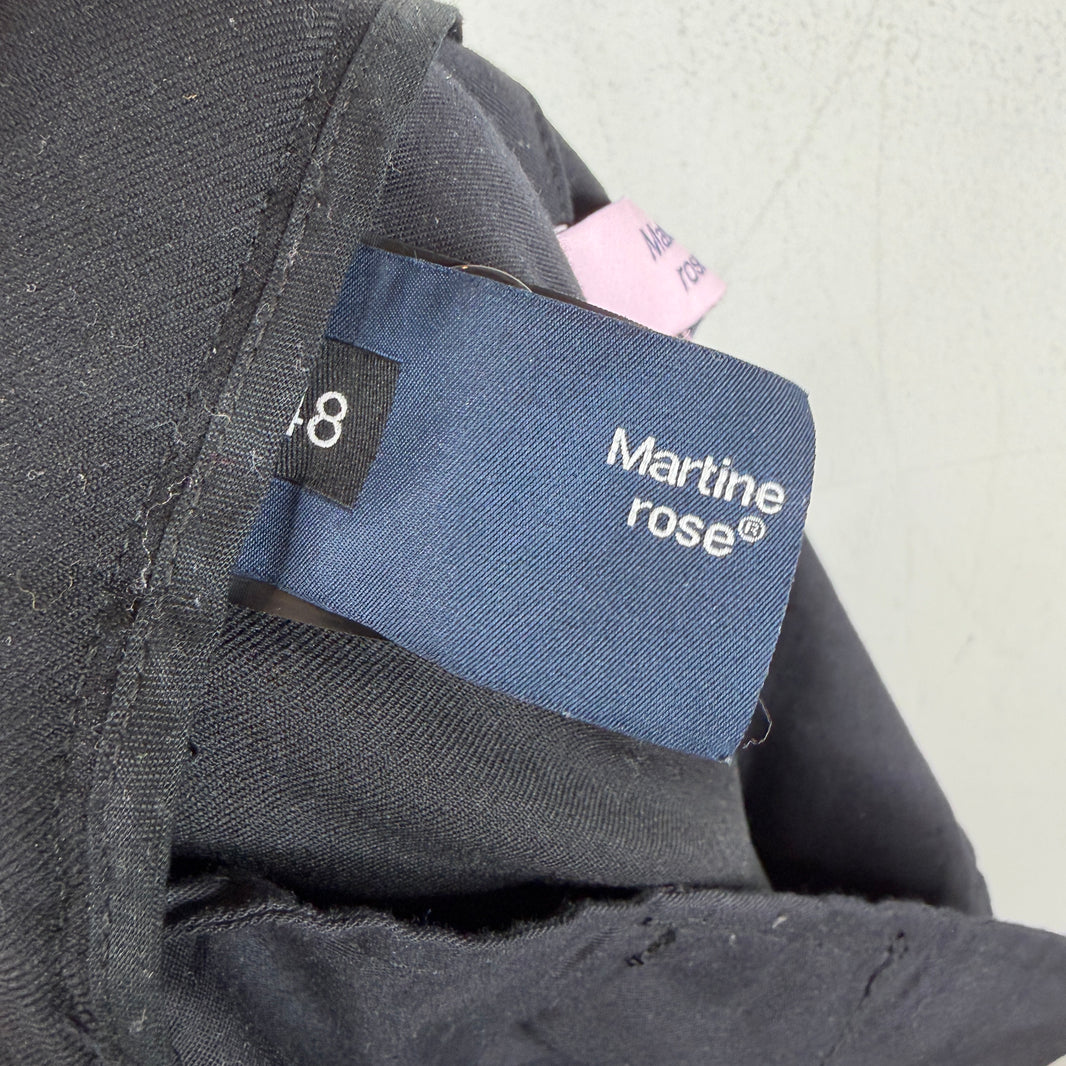 Martine Rose Black Baggy Dress Trousers