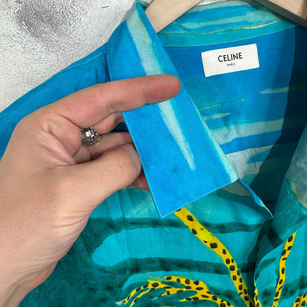 Celine Tropical Printed Shirt