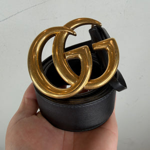 Gucci Gold GG Belt