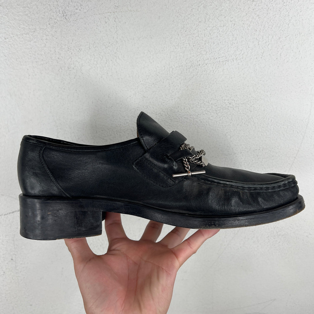 Margiela Black Chain Loafers