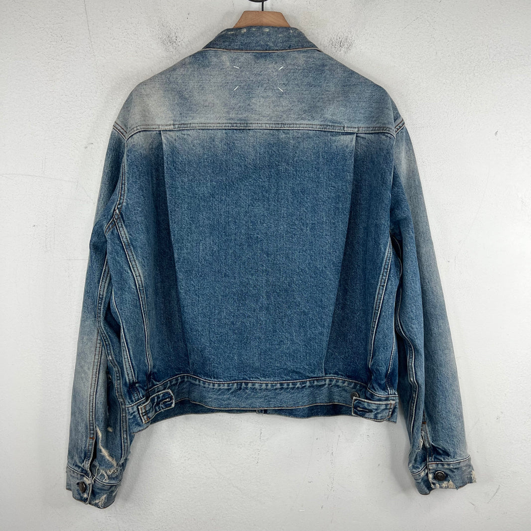 Margiela Distressed Washed Denim Jacket