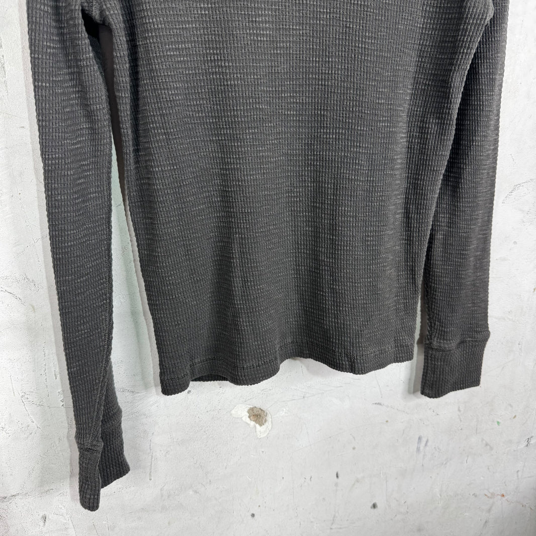 RRL Grey Henley Shirt