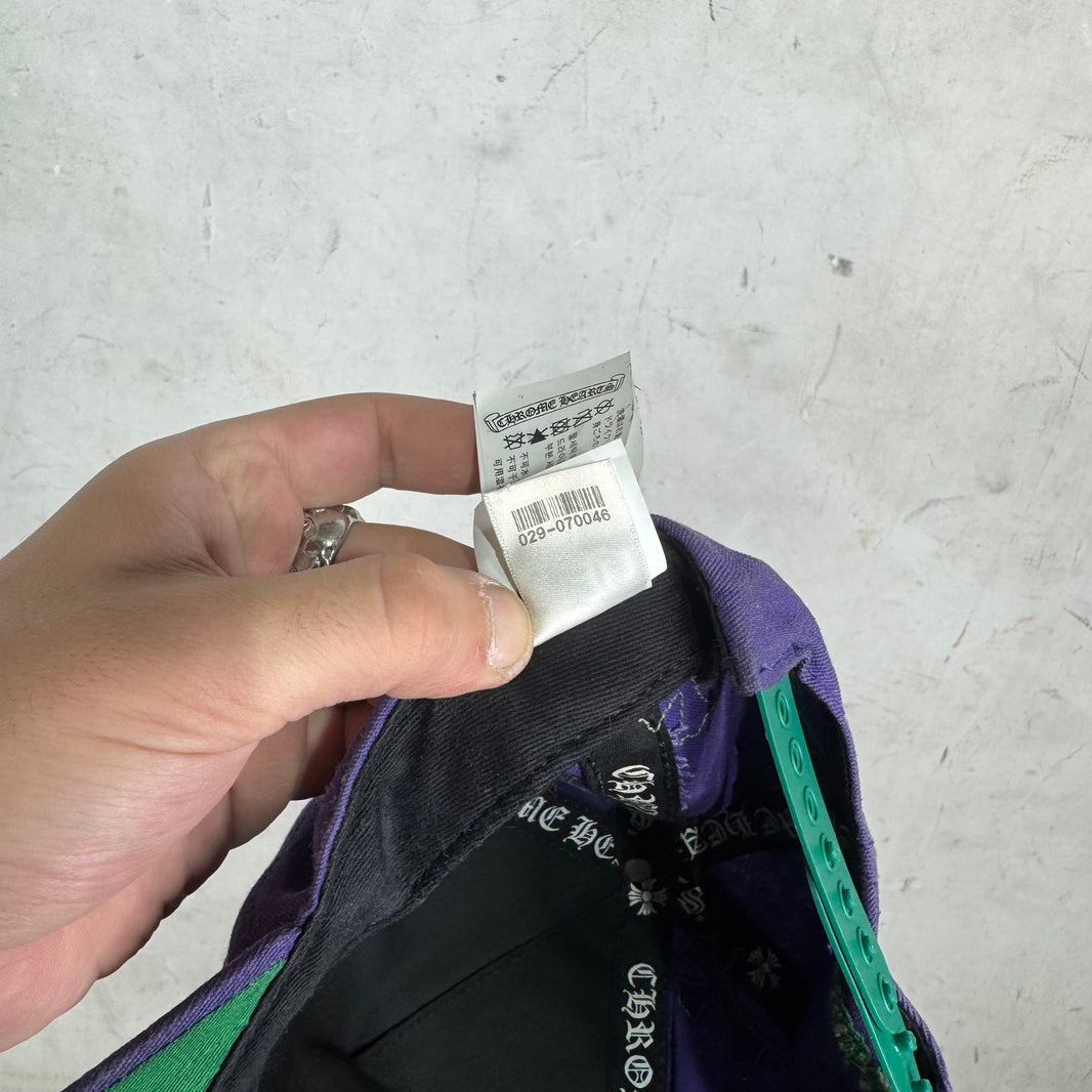 Chrome Hearts Purple CH Baseball Patch Hat