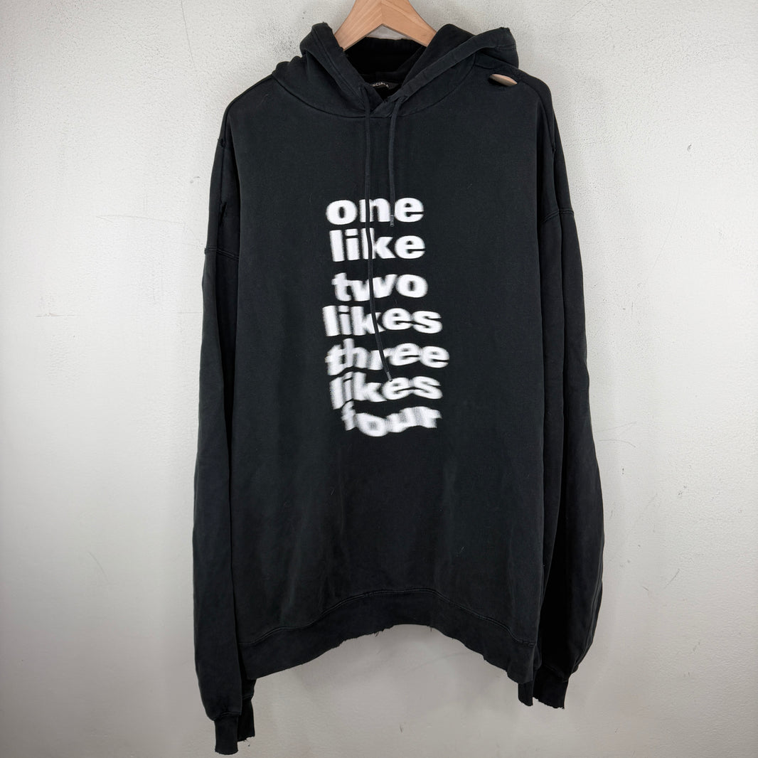 Balenciaga One Like Blur Hoodie