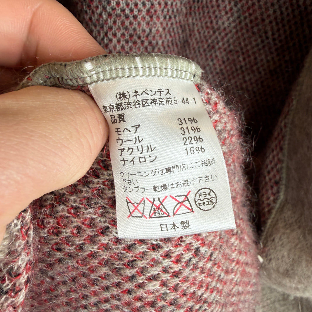 Needles Mohair Wool Blend Long Kimono Cardigan
