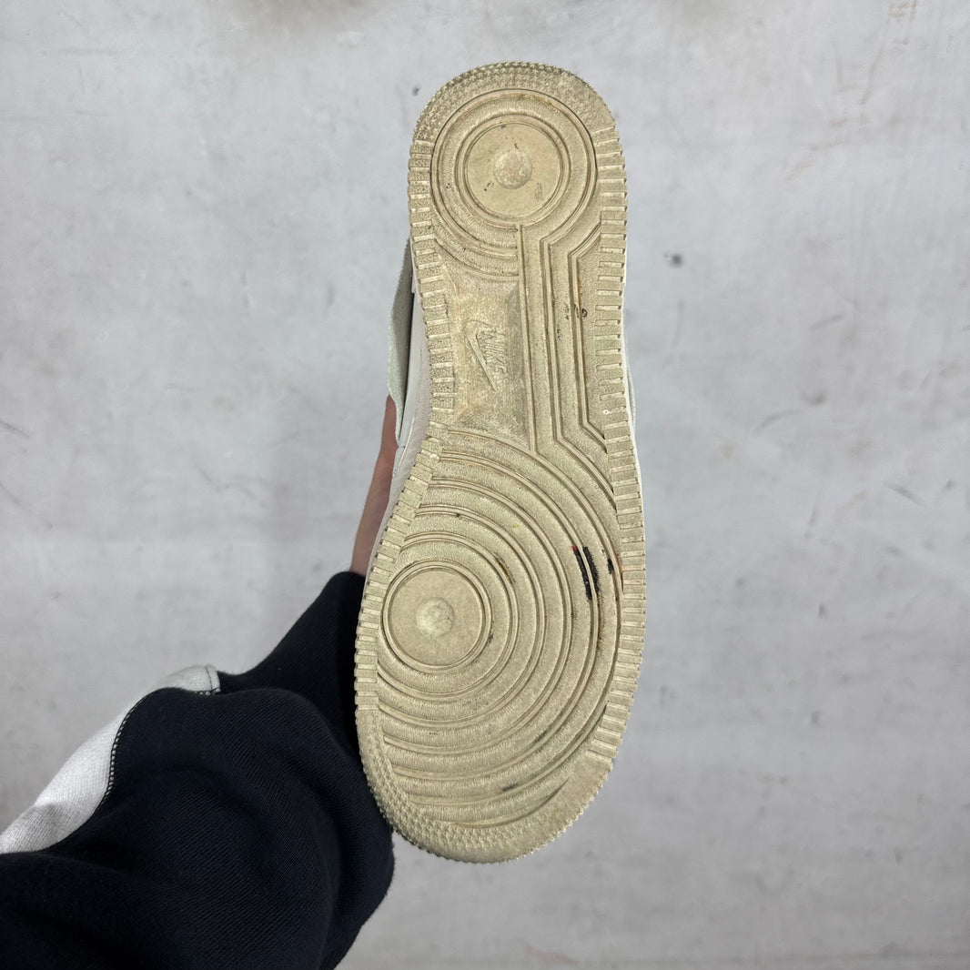 Nike x CDG White Paneled Mid AF1's