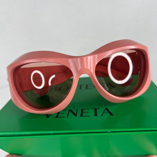 Bottega Veneta Pink Cyclops Sunglasses