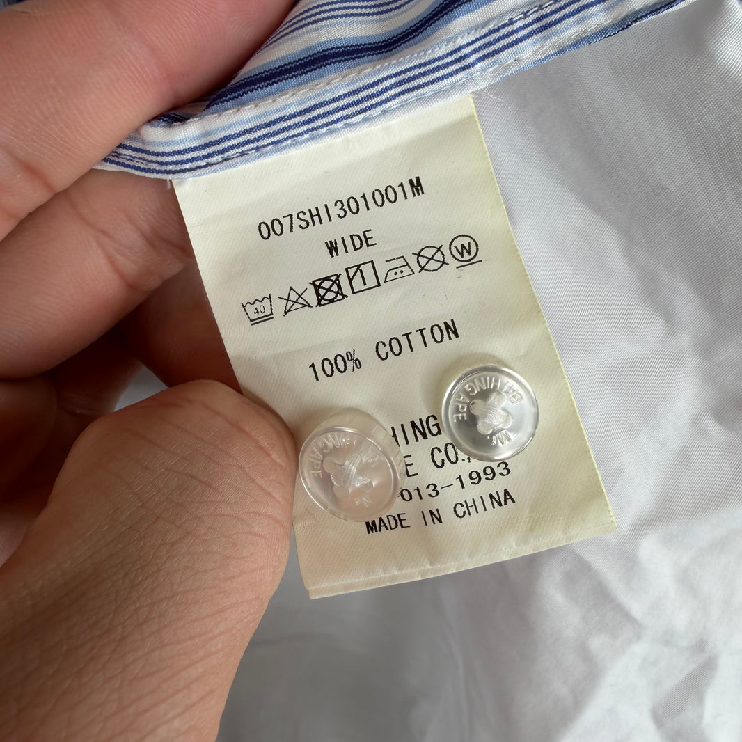 Bape Thomas Mason Patchwork L/S Shirt