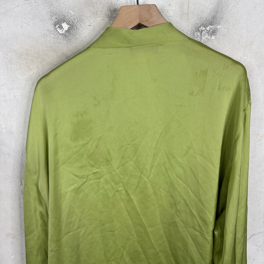 Gucci Silk Tie Green Shirt