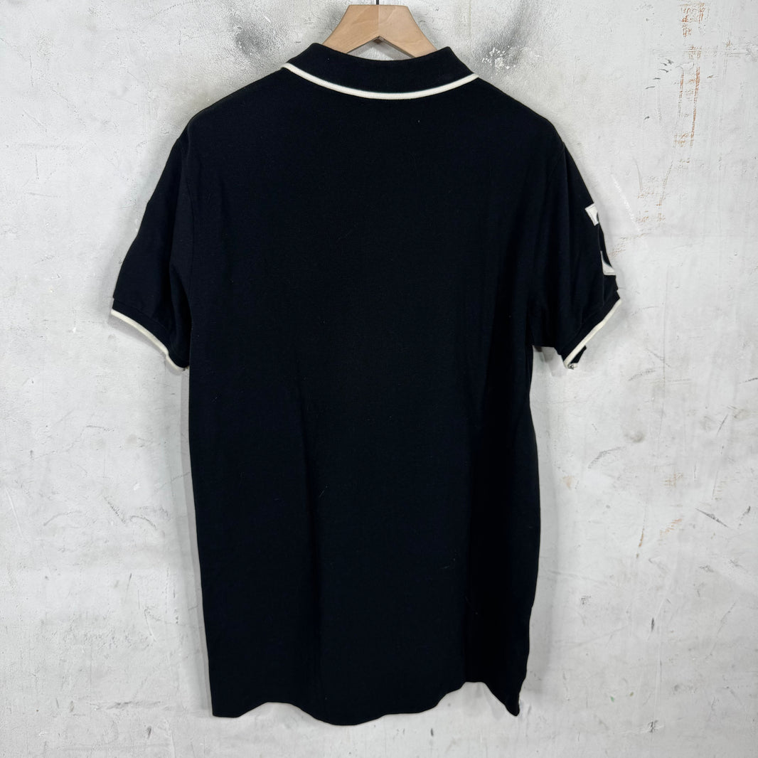 Ralph Lauren Black Blackwatch Big Pony Polo