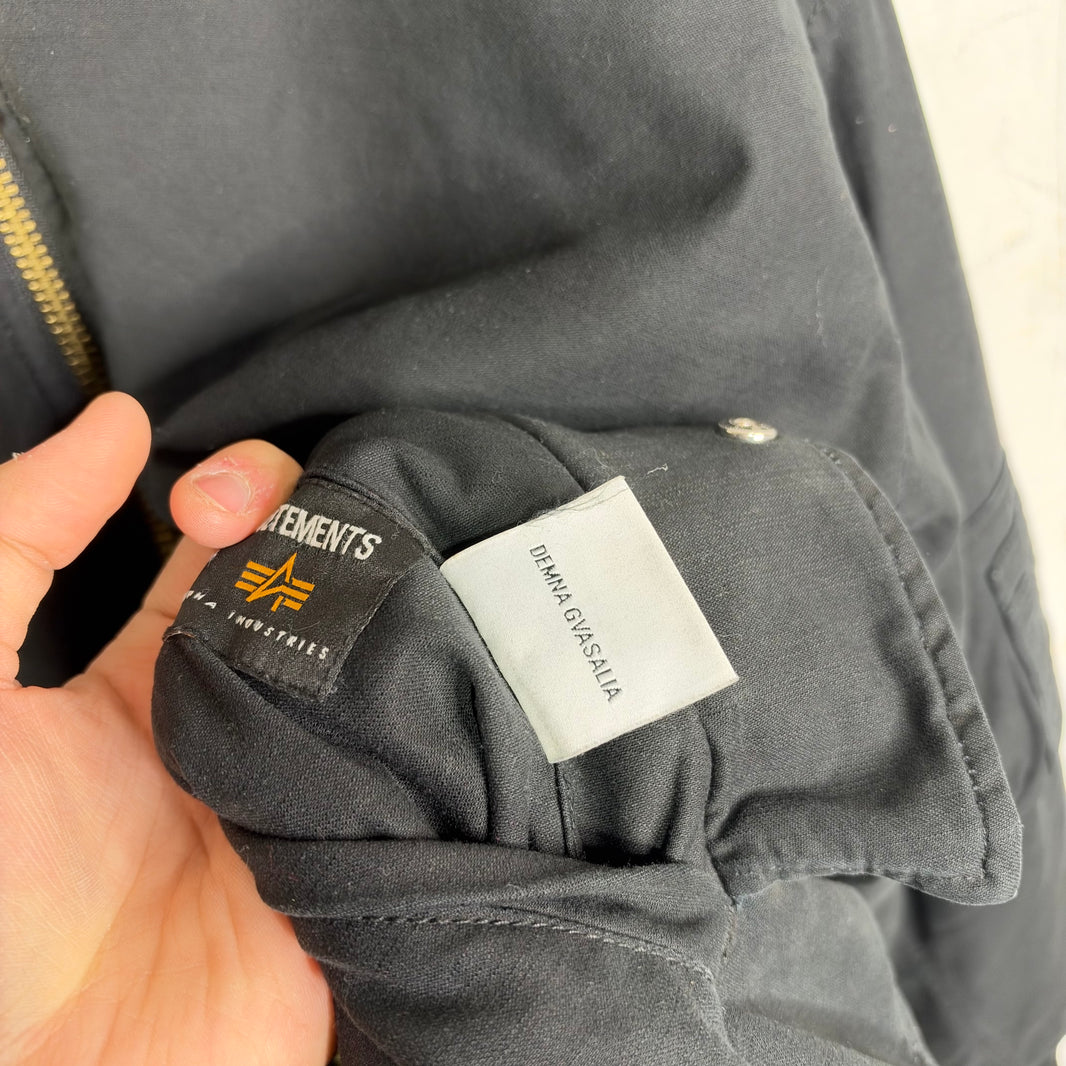 Vetements x Alpha Emoji Bomber