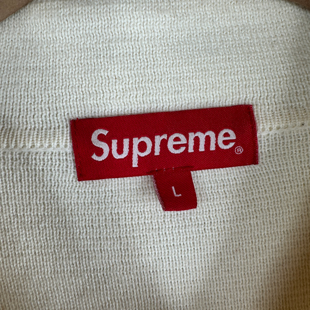 Supreme Cream Stitch Cardigan