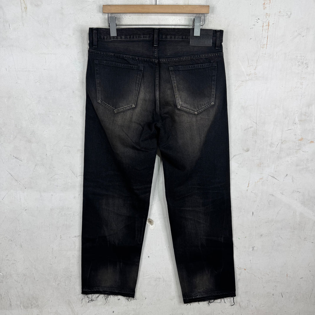 Supreme Faded Black Selvedge Jeans