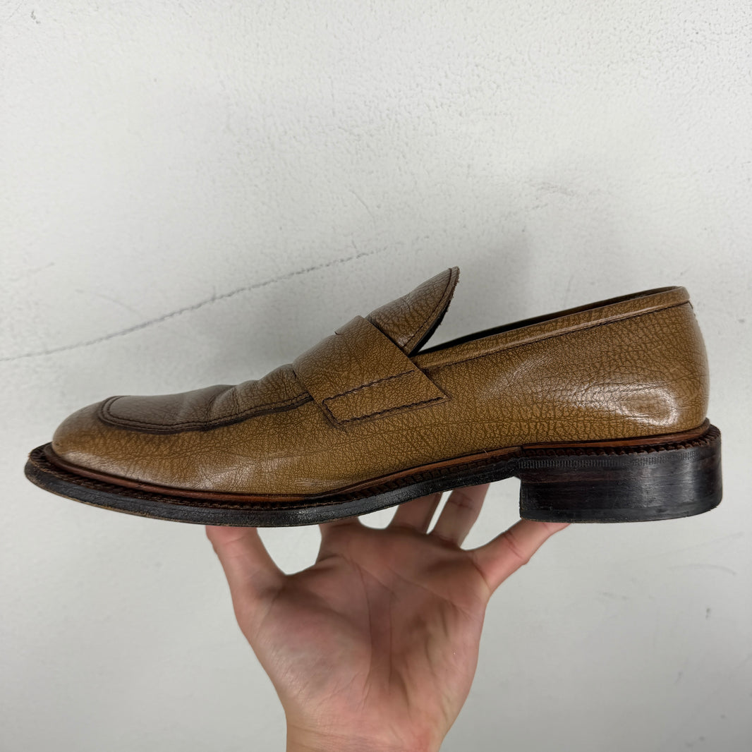 Prada Pebble Printed Leather Penny Loafers – www.Lukes.store display picture 1