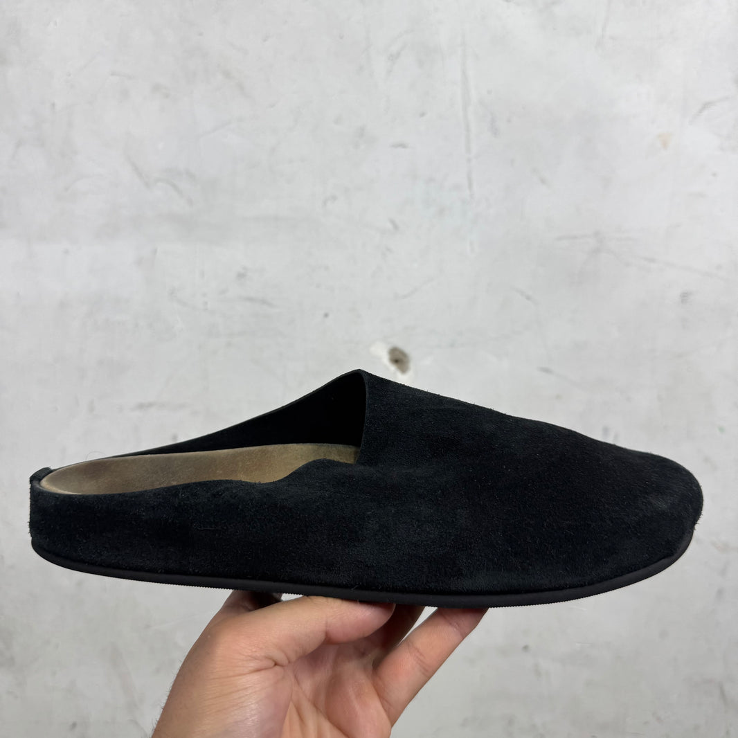 The Row Hudson Suede Slippers