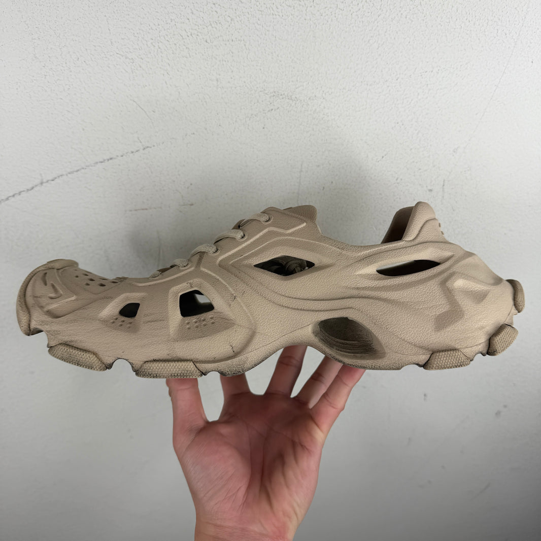 Balenciaga Tan HD Lace Up Sneakers