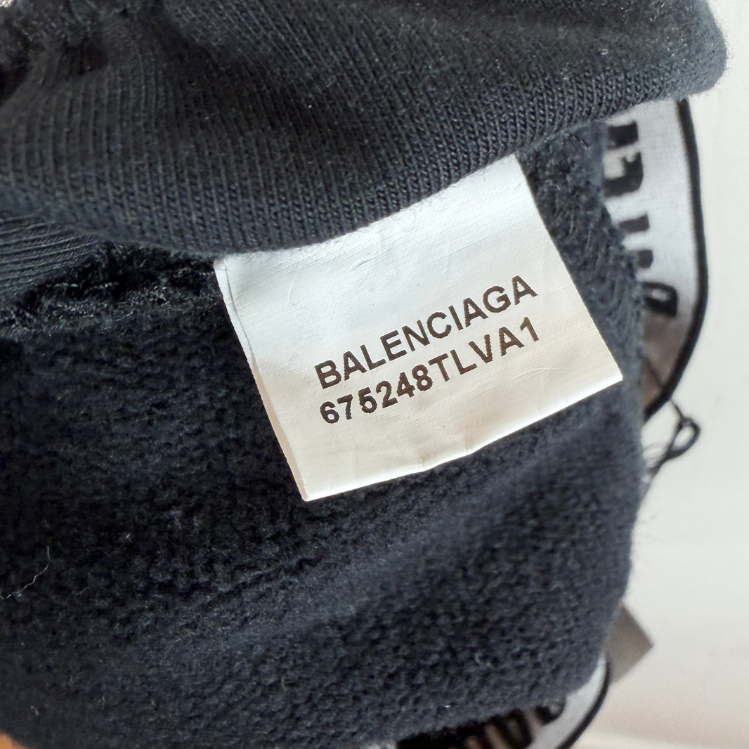 Balenciaga Sample Boxer Waistband Sweat Skirt