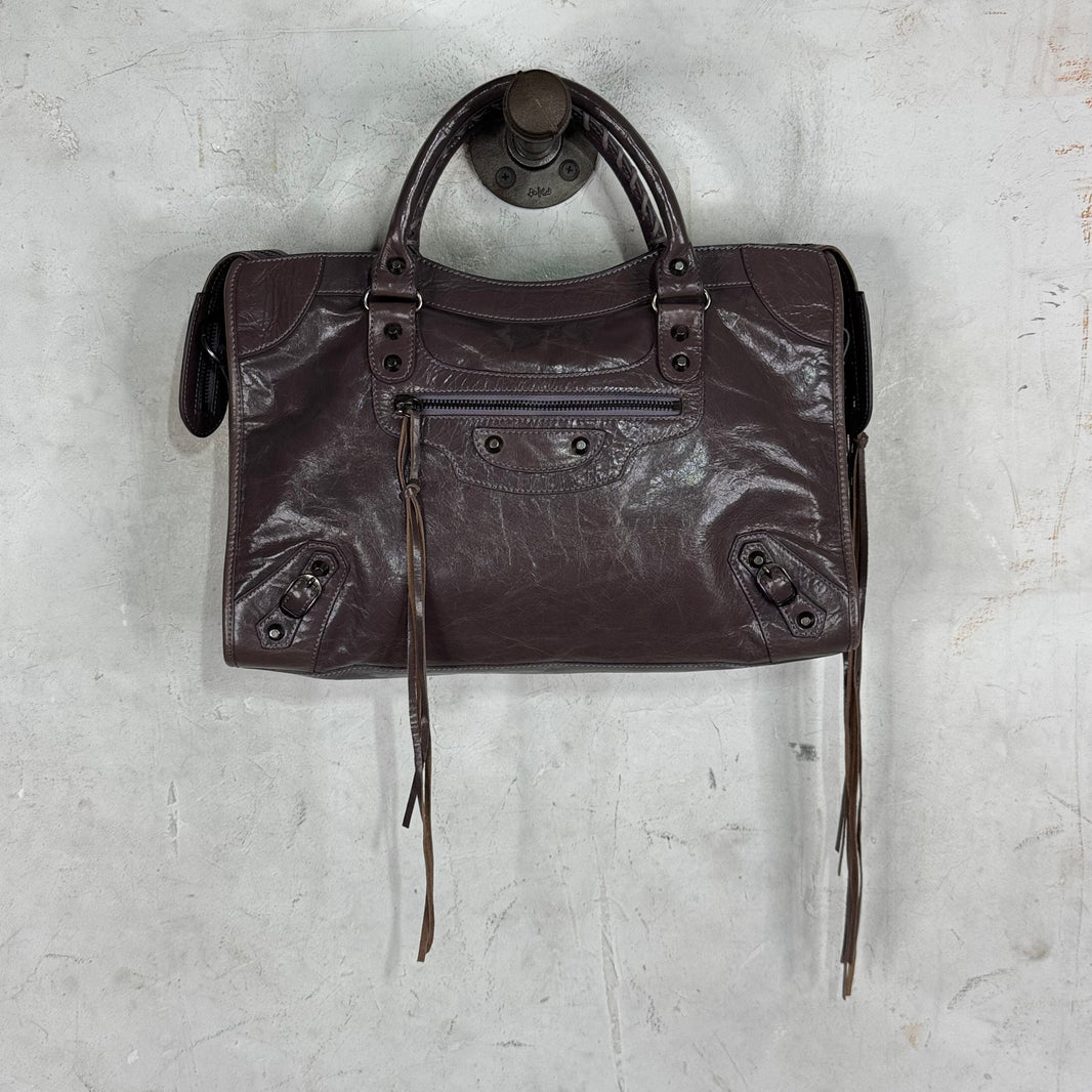 Balenciaga Purple City Bag