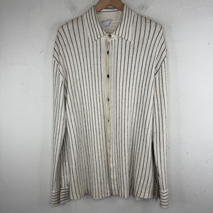 Bottega Veneta Striped Collared Sweater