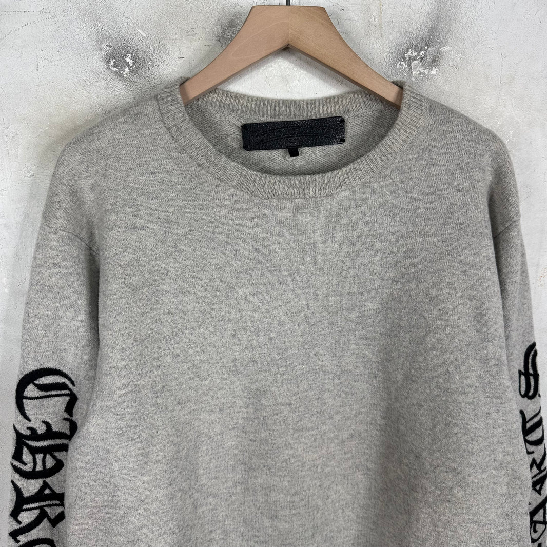 Chrome Hearts Cashmere Script Sweater