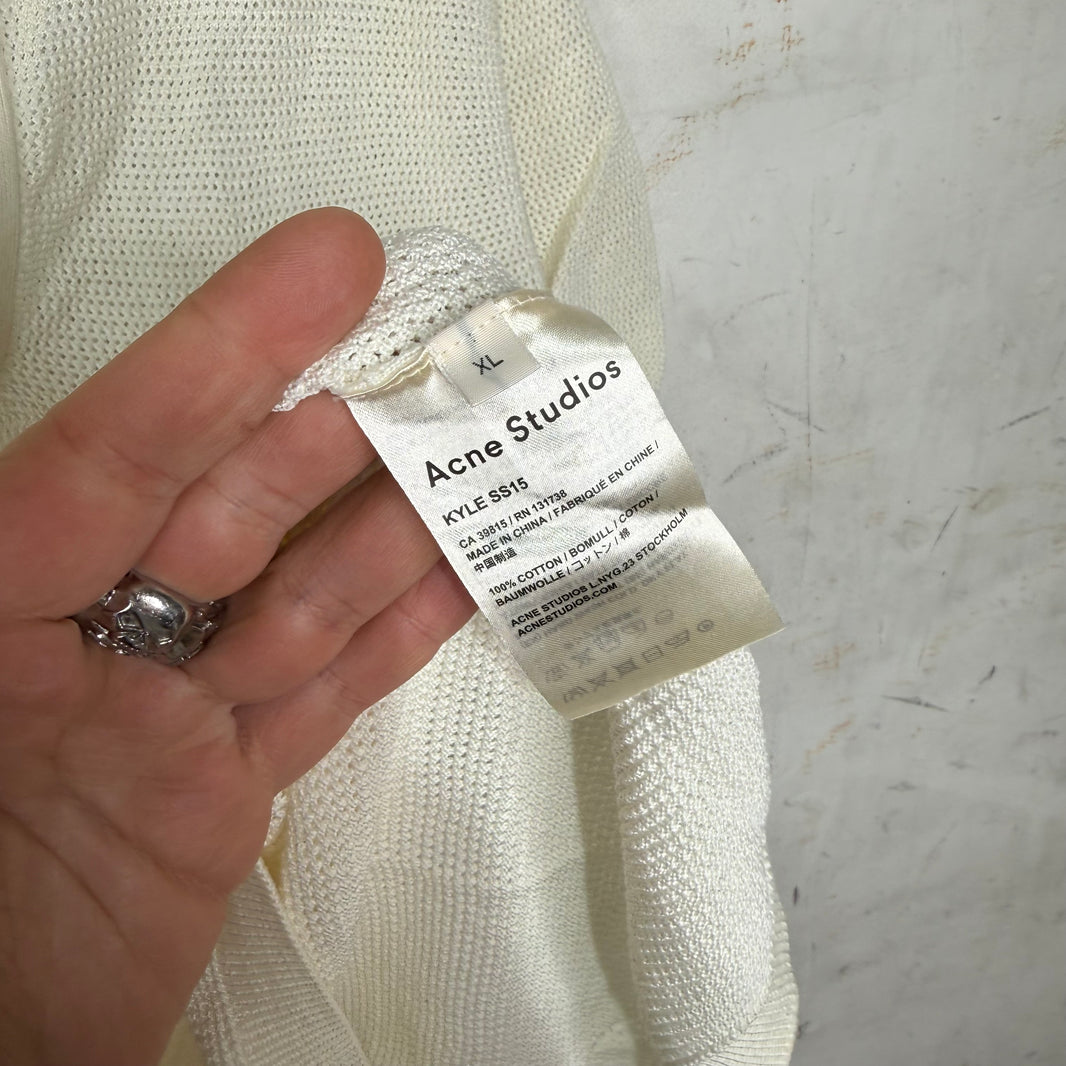 Acne Studios Mesh Polo Shirt