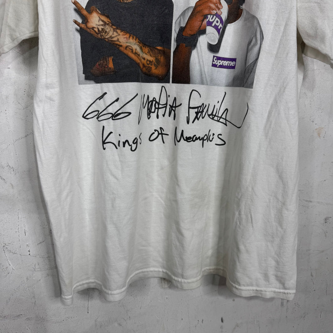 Supreme Three Six Mafia White T-Shirt