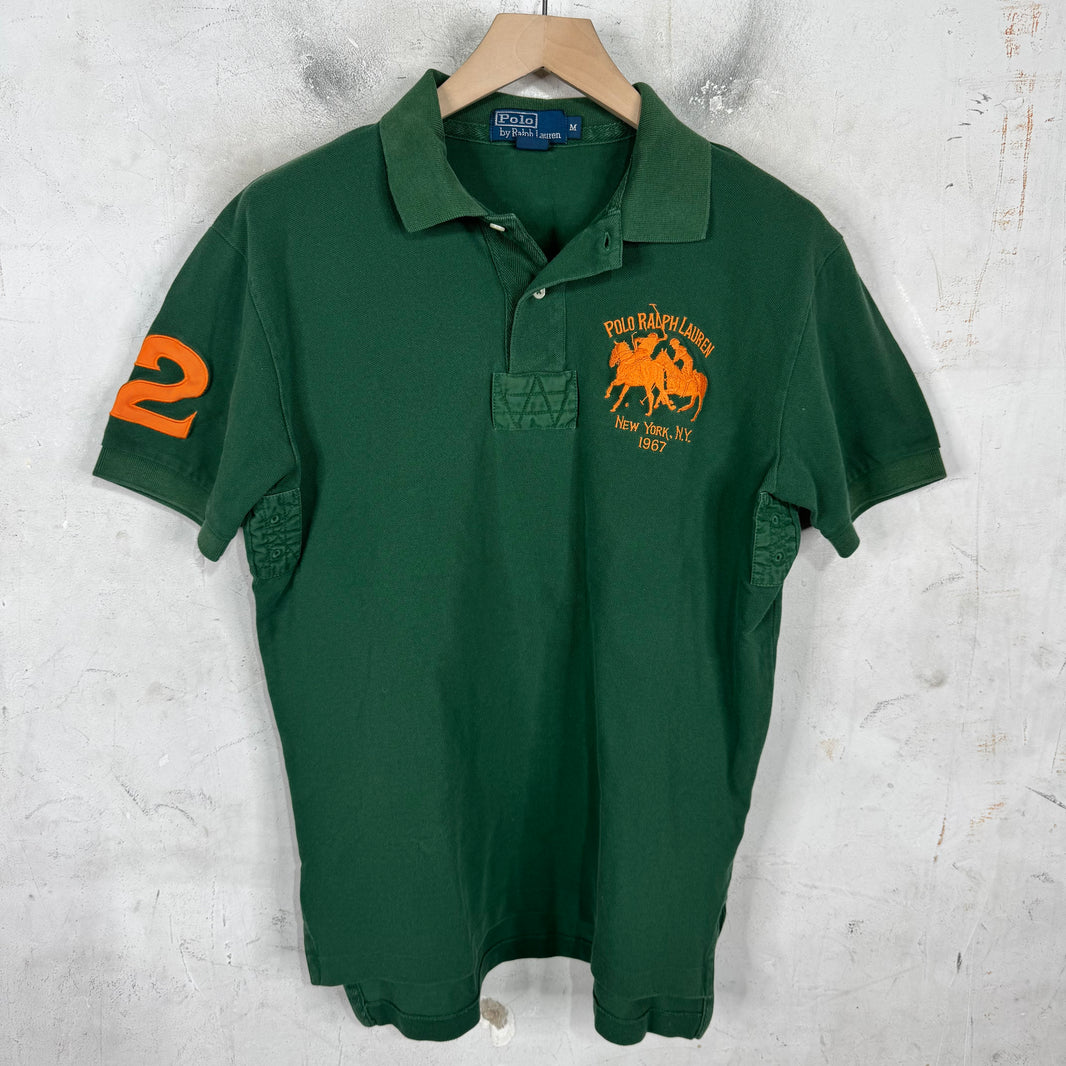 Ralph Lauren Green/Orange Horsemen Polo