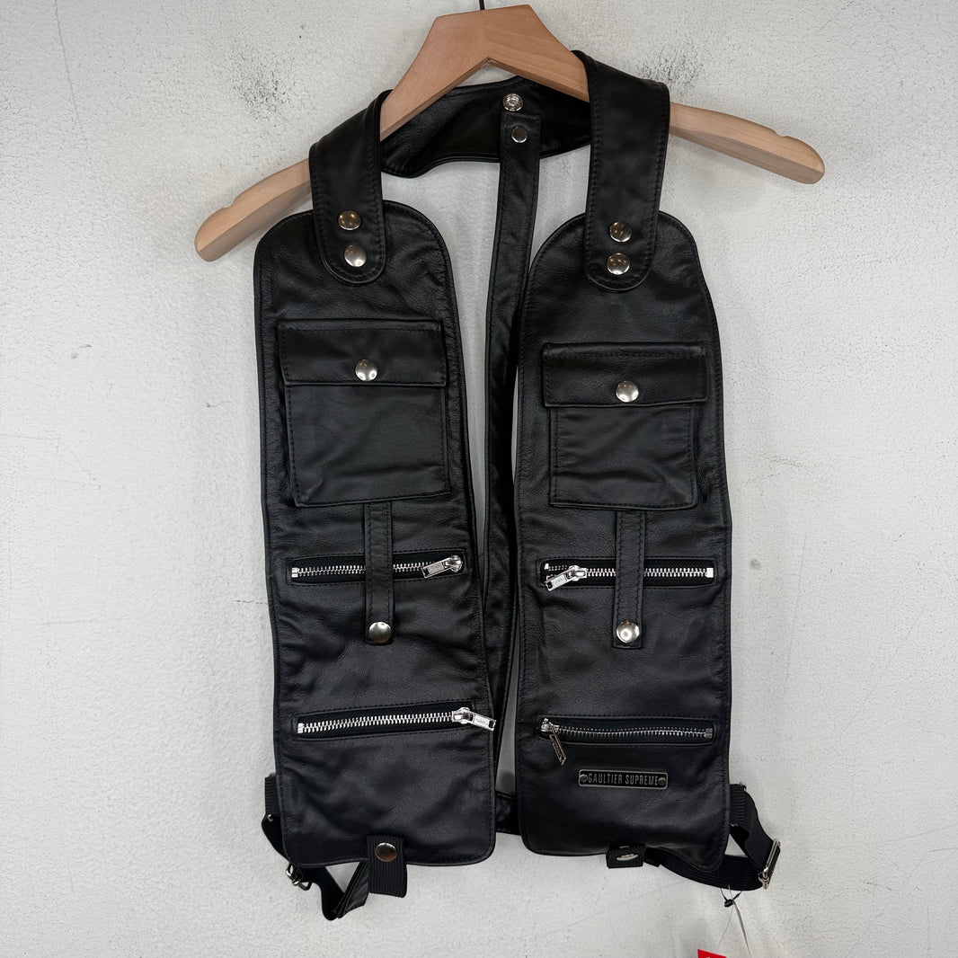 Supreme JPG Schott Leather Harness Vest