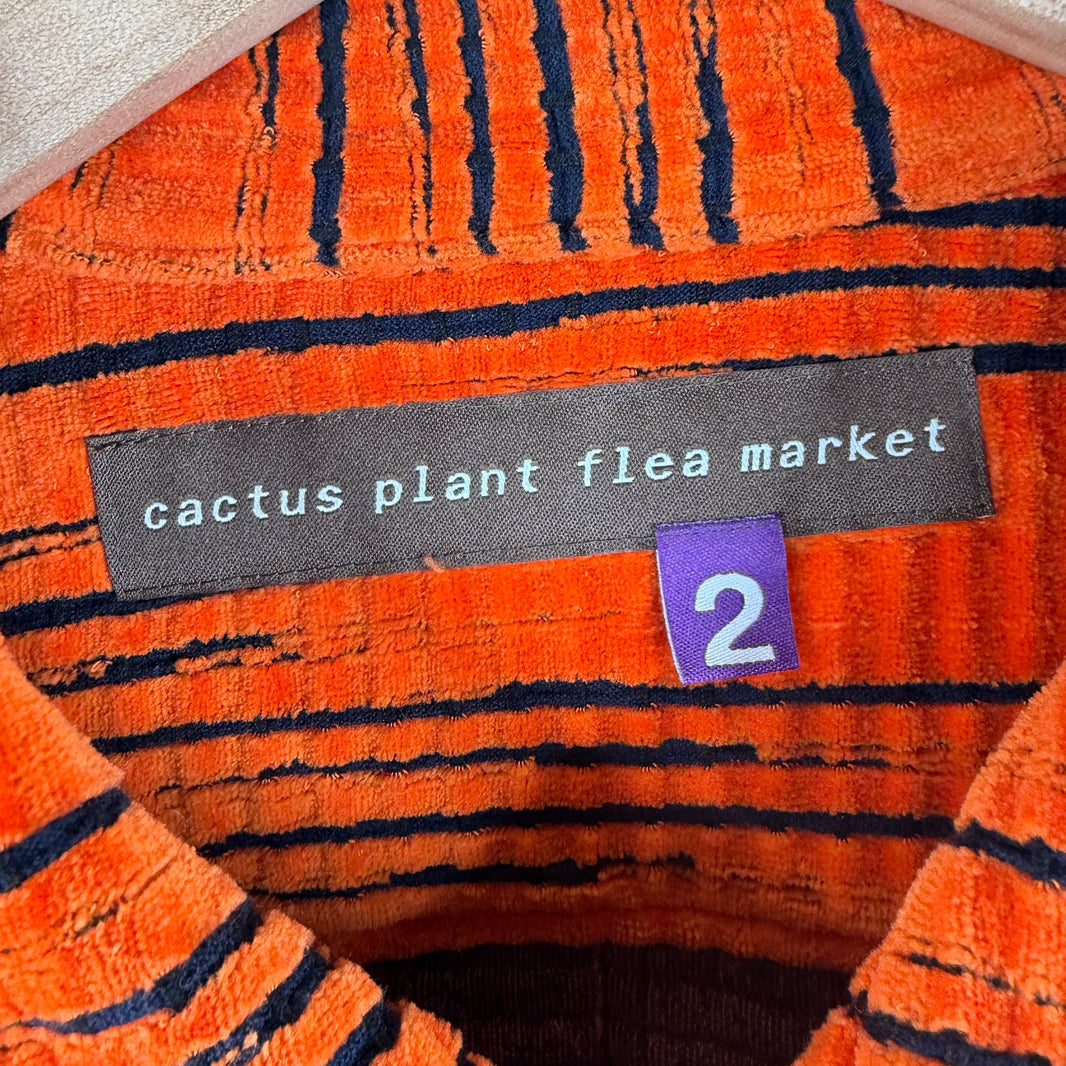 CPFM Orange Crush Terry Cloth Zip Jacket