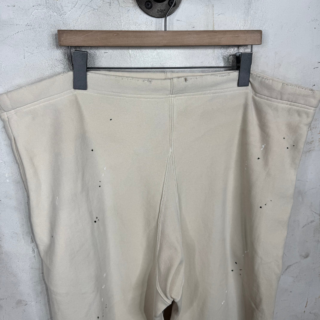 Margiela Thin Beige Painter Sweatpants