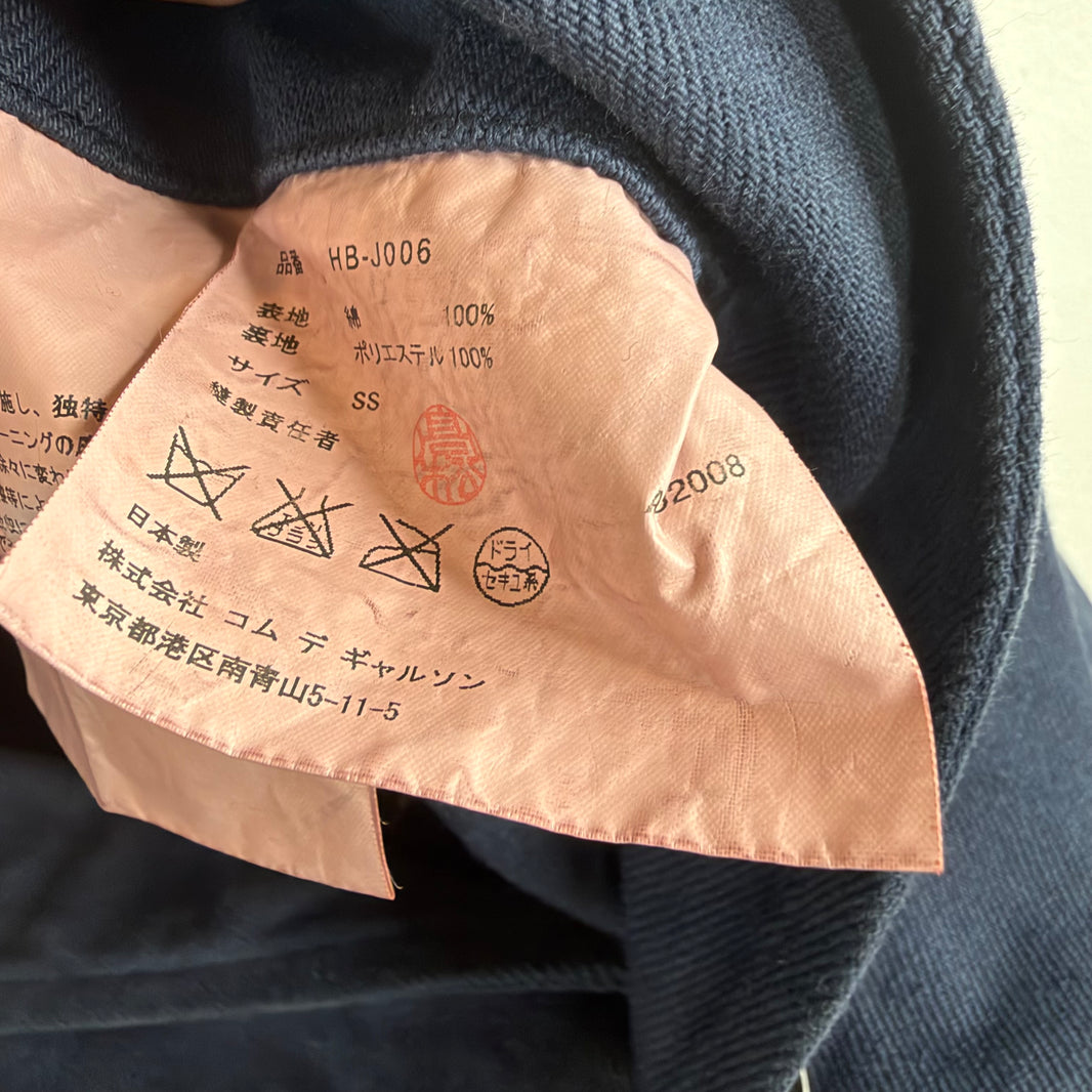 CDG Navy Cotton Blazer