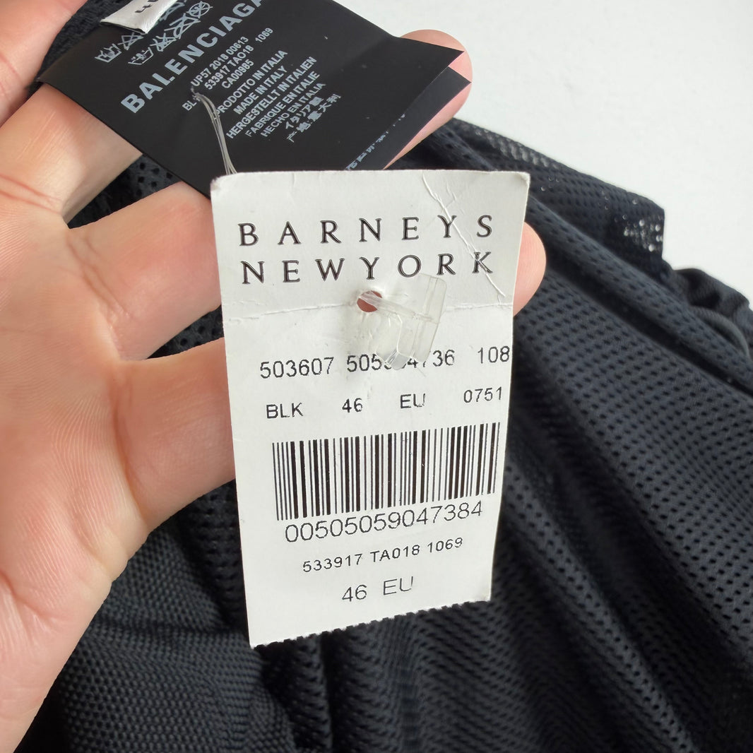 Balenciaga Nylon Spellout Anorak Jacket