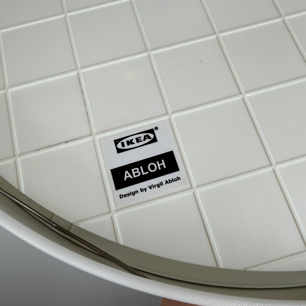 Off White Temporary Large Clock